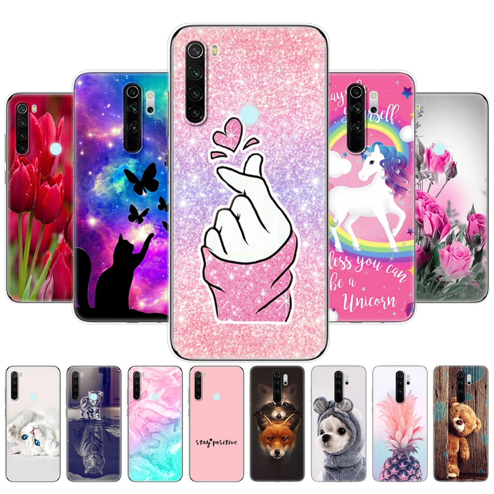 For xiaomi Redmi Note 8T Case Silicon Soft TPU Back Phone Cover For xiaomi Redmi Note 8 2021 global Case for Redmi NOTE 8 PRO