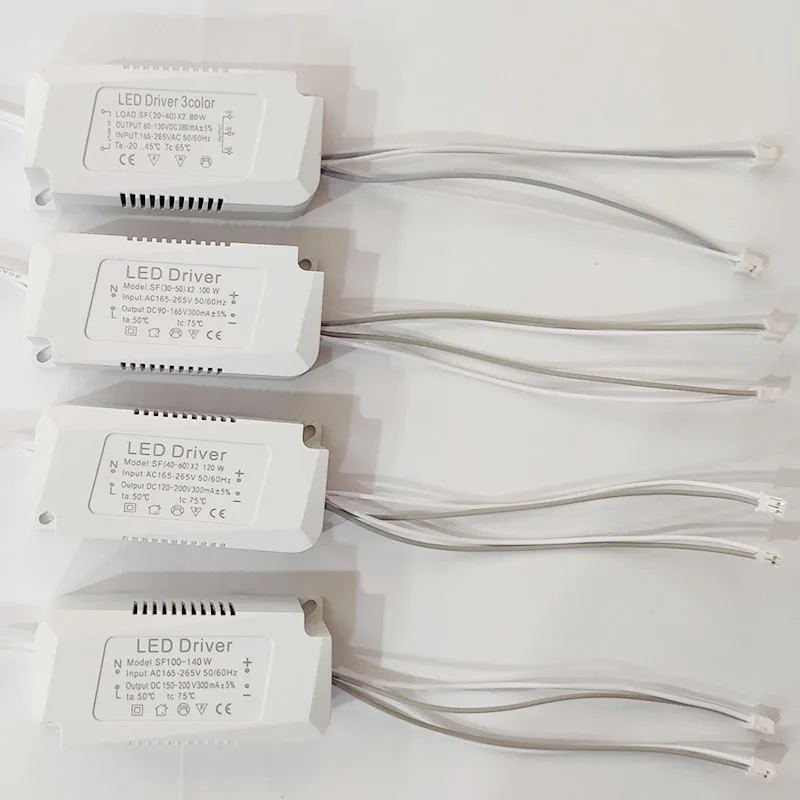 Adaptateur de pilote LED pour remplacement de plafonnier, éclairage bidirectionnel, non isolé, AC 220V, 60W, 80W, 100W, 120W