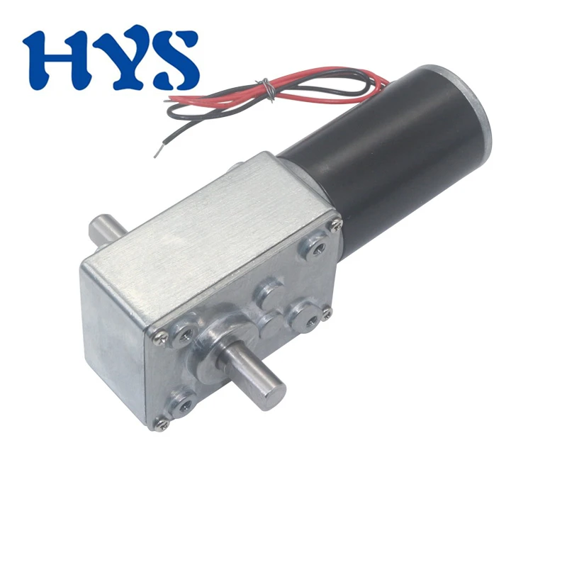 Double Shaft 14mm DC Gear Motor 12V 24V Reducer Speed 5rpm to 470rpm PWM Controller High Torque 70KG Electric Engine 5840-31ZY