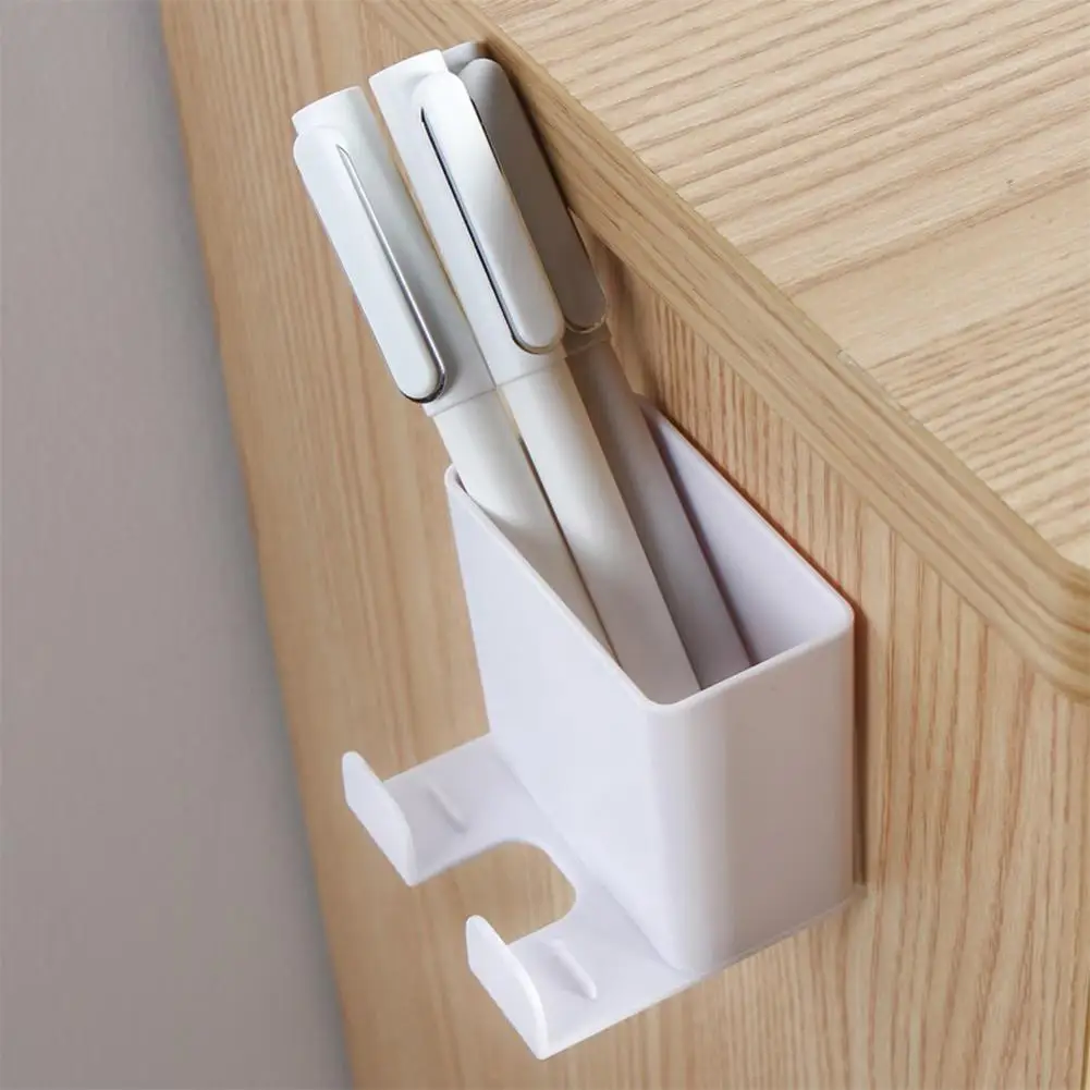 TV Remote Control Storage Box Air Conditioner Storage Case Mobile Phone Plug Holder Wall Mounted Organizer Stand Container 1 pcs