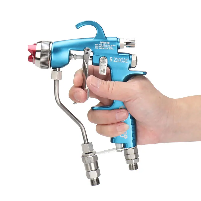 Prona Airless High Pressure Paint Spray Gun R-2200AC Air Mix Pistol R-4700AC Air Assisted Sprayer 200bar 20Mpa 2900psii