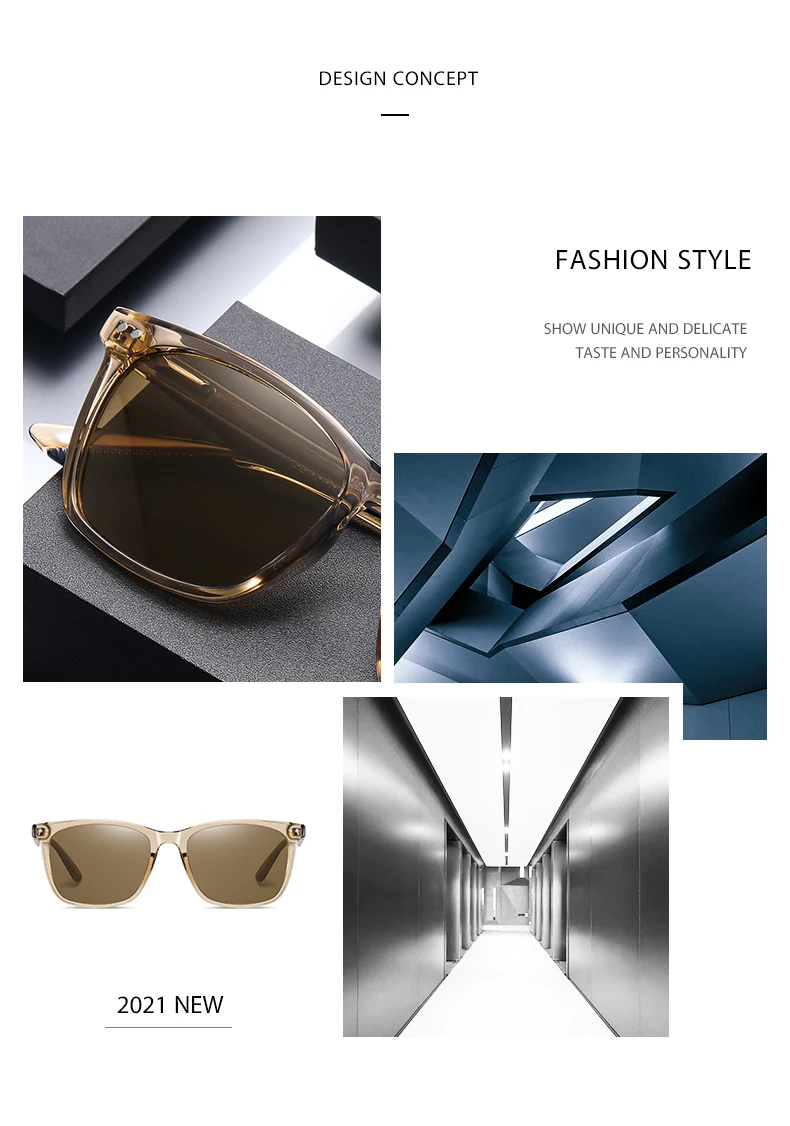 LM Platz Polarisierte Sonnenbrille Frau Mode Reise Gläser Mann Anti Glare Fahren UV400 Brille Trendy Unisex zonnebril dames – Detail 5