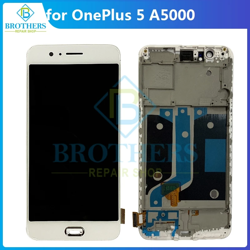 LCD For OnePlus 5 LCD Screen LCD Display for OnePlus 5 A5000 LCD Assembly Touch Screen Digitizer Phone Replacement Test Working