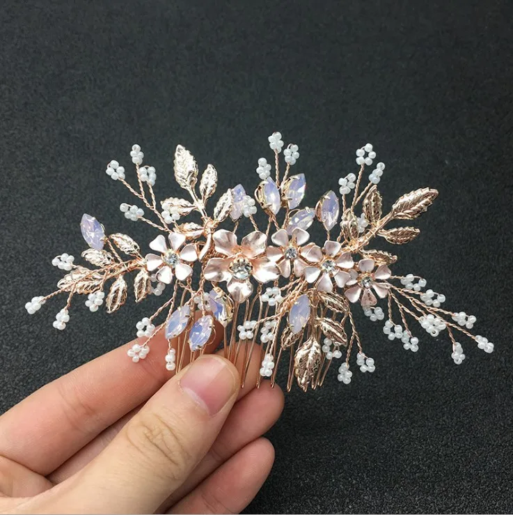 Peigne à cheveux en strass, accessoires pour femmes, bijoux de tête, accessoires pour cheveux de mariage, peigne de mariée, bandeau