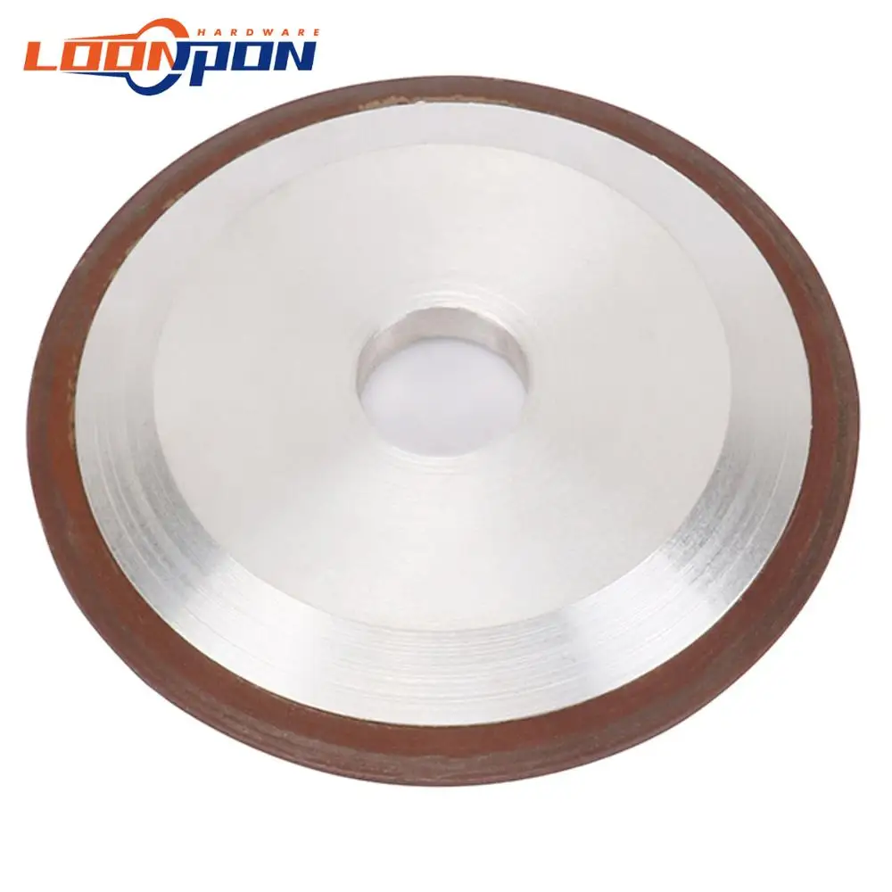 125mm Diamond Grinding Wheel Resin Bond Grinder Circle for Tungsten Steel Milling Cutter Sharpener 150/240/320/400Grit 1Pc 5inch