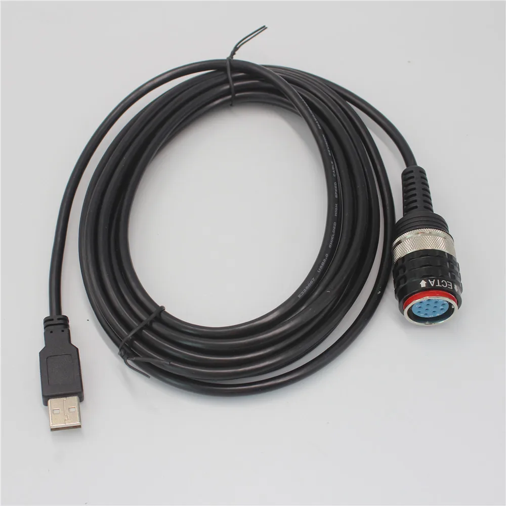 Acheheng Truck cable for  88890305 Scanner USB Connect Cable for VOCOM 88890300 Turck Excavator Diagnostic Tool Kit