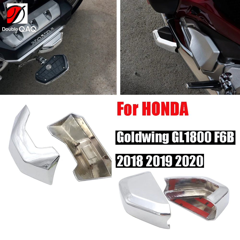 

4pcs x For HONDA Goldwing GL1800 GL 1800 F6B Tour DCT Airbag 2018-2020 Motorcycle Front Hood Trim Cover + Saddlebag Guard Covers