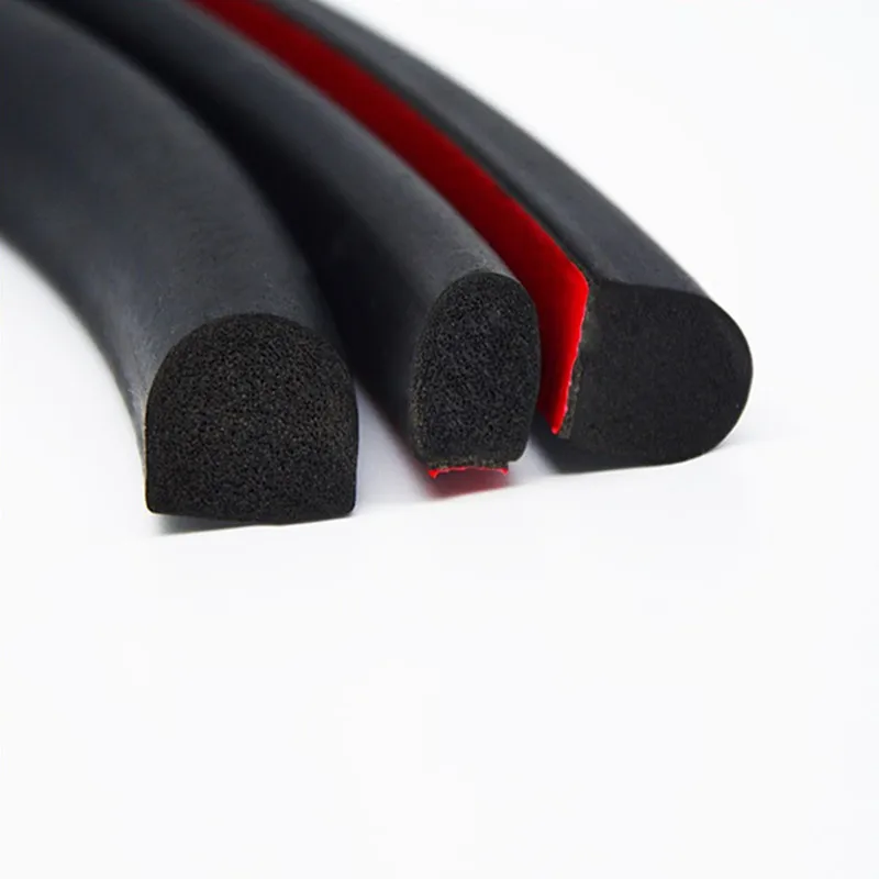 Self-adhesive EPDM Rubber Foam Sponge Bar Seal Strip Half Round 10x5mm 15x3mm 15x5mm 15x7mm 18x10mm 20x5mm 20x7mm 40x12mm Black