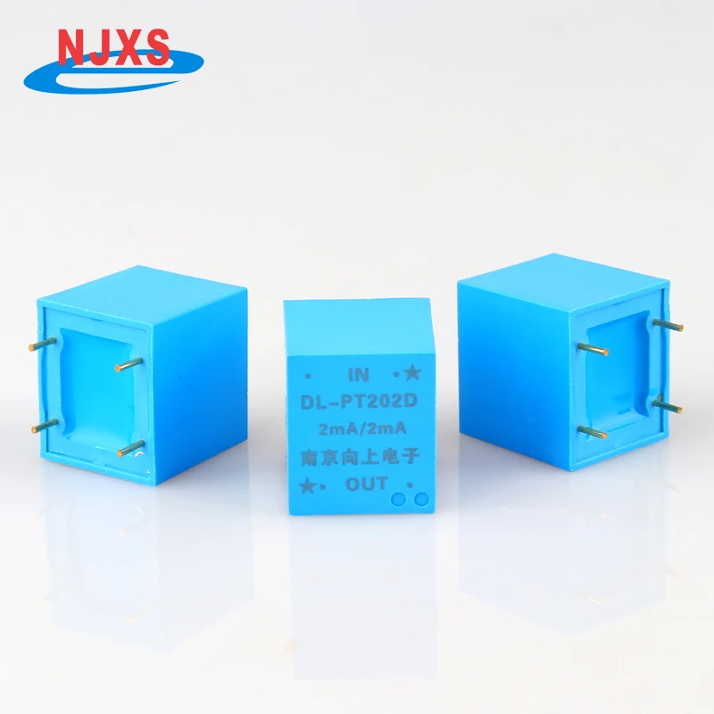 Small Mini Voltage Transformer DL-PT202D 2mA/2mA 110v 220v 380v/4v Can replace zmpt101b Precision voltage transformer current ac