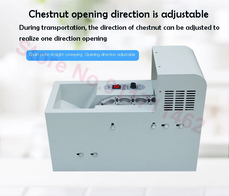 220V Commercial Chestnut Incision Opening Machine Automatic Chestnut Cutter Opener Electric Chestnut Cutting Equipment