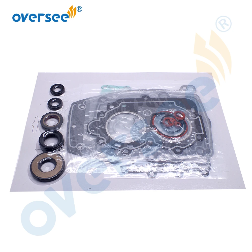 OVERSEE 15HP Outboard Gasket Kit 682-W0001-03 For Yamaha 15C Old Model Outboard 682-W0001