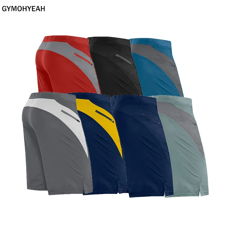 GYMOHYEAH 2020 Summer New Casual Quick-drying Shorts Men Solid Tight male Shorts gyms Fitness Jogger men Shorts clothing