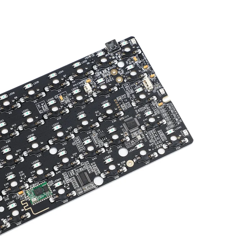 GK61X/XS GK64X/XS PCB Hot Swap RGB Mechanical Keyboard PCB Tyce-C
