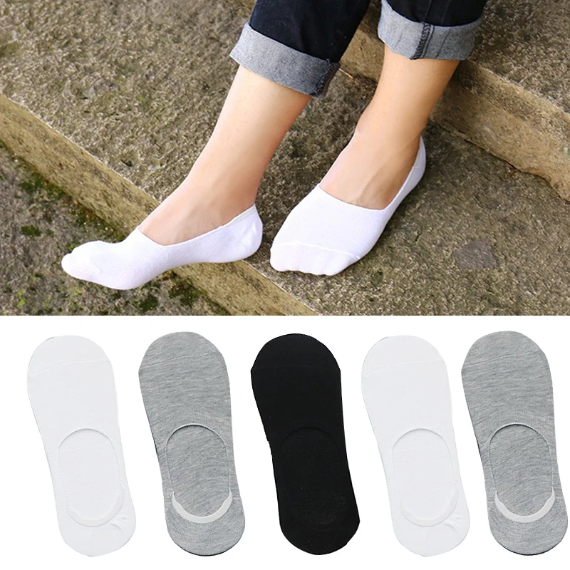 3Pairs Hot Sale Good Quality Boat Socks Summer Style Women Men Low Socks Invisible Cotton Socks Slippers Sokken Calcetines Mujer