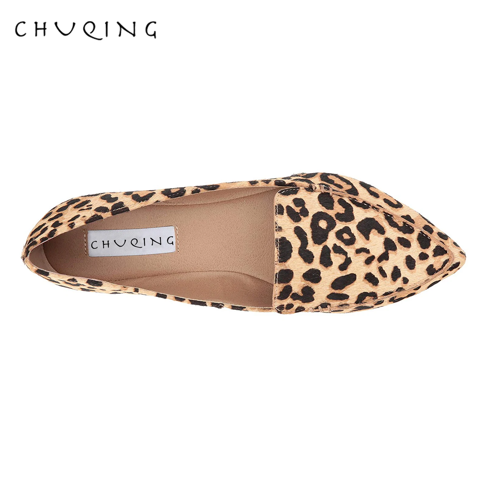 Women\'s Casual Flat Shoes Loafers Women Fashion Comfortable CHUQING Brand Leopard Shoes Trend Breathable and Comfortable