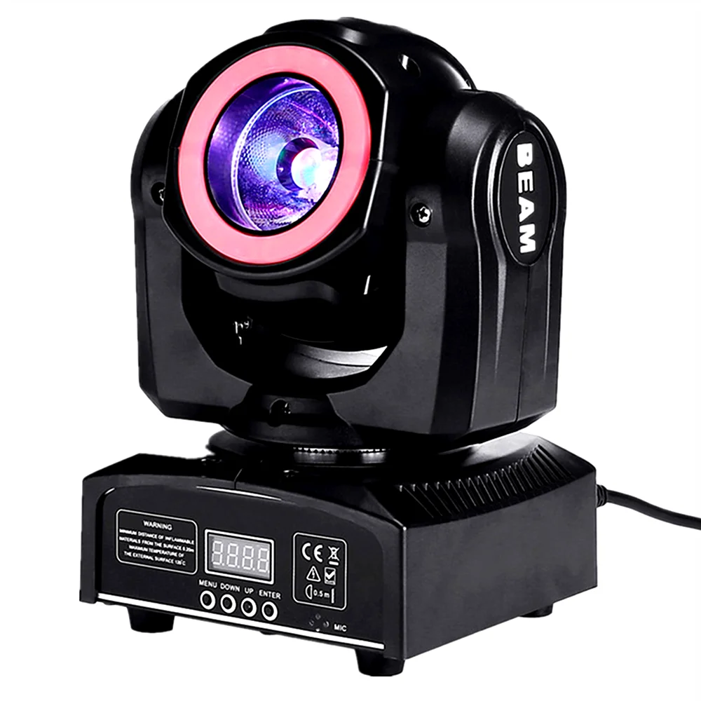 Oświetlenie DJ Mini Moving Head Led 60W Beam Stage Light z 12LED SMD5050 RGB Super Bright DJ Spot Wash Dmx Control