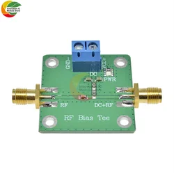 DC Bias Tee 10-6000MHz RF Microwave DC Bias DC-blocker Module Broadband For HAM Radio RTL SDR LNA Low Noise Ham Radio Amplifier