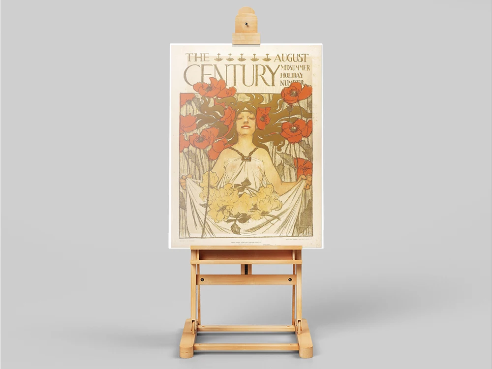 J. C. Leyendecker Art Prints Exhibition Vintage Canvas Poster Women Flower Painting Wall Pictures for Living Room Wall Art Decor