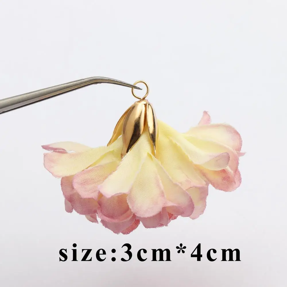 GUFEATHER F145,jewelry accessories,diy flower pendants,flower shape,charms,hand made,diy earring,jewelry making,10pcs/lot