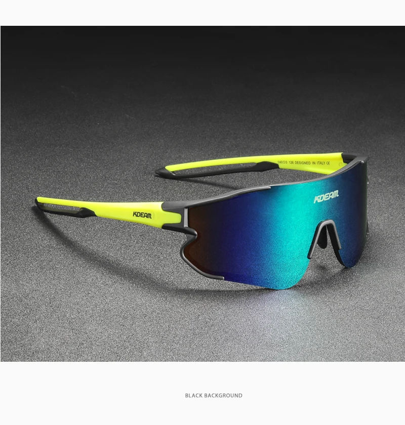 KDEAM Langlebige TR90 Herren-Sport-Sonnenbrille, polarisiert, kratzfest, 1,1 mm dick, Linsenbeschichtung, Sonnenbrille für Herren, KD0801 – Detail 22