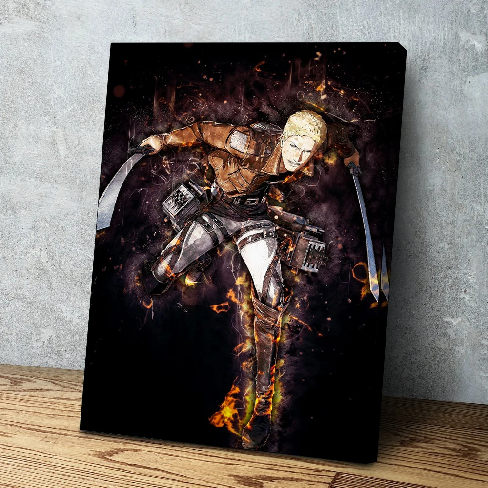 

HD Print Nordic Style Attack On Titan Anime Painting Wall Art Canvas Picture Poster Modular Modern Living Room Home Decoration