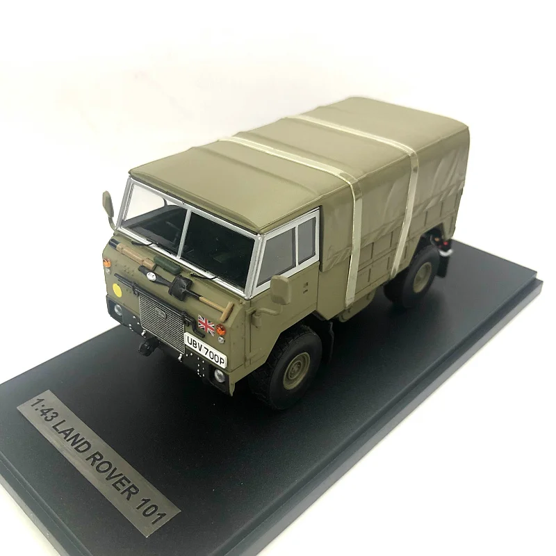 Diecast 1/43 Scale Land Rover 101 Off-road Truck Alloy Car Model Static Display Adult Collection toys