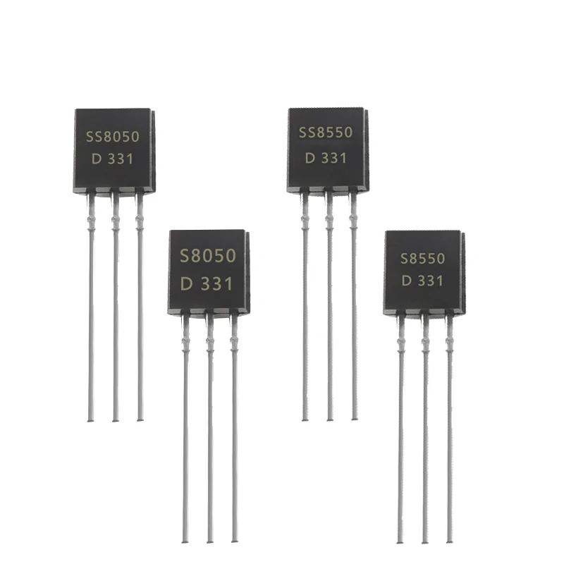 50 Stuks Transistor S8050 In-Line S8550 Pakket Naar-92 Plug-In Ss8050npn Low Power Transistor Ss8550