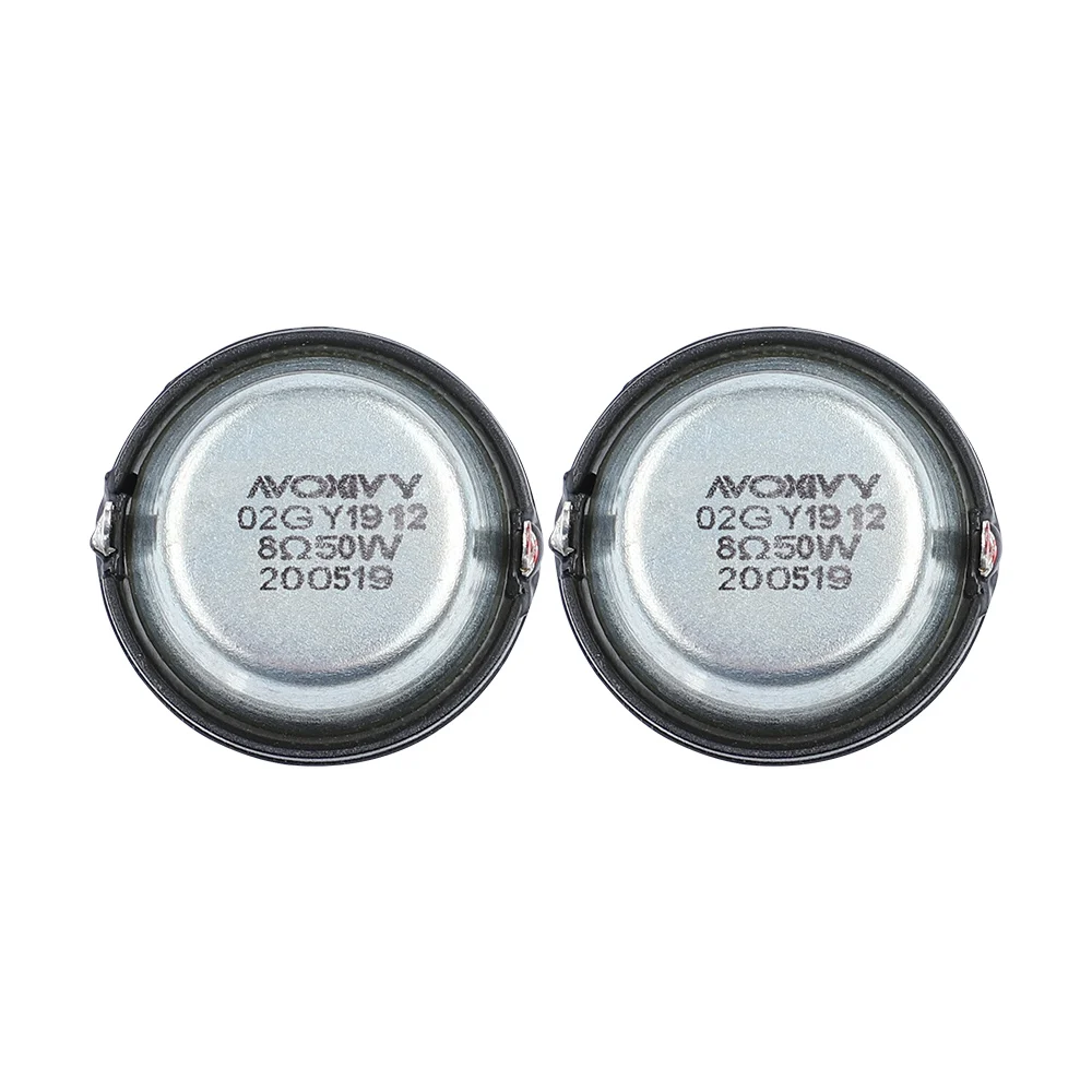 AIYIMA 1,25-дюймовый купольный шелковый твитер, динамики, 8 Ом, 50 Вт, широкая частота, сильные магнитные высокие мини-динамики, 34 мм, 2 шт.