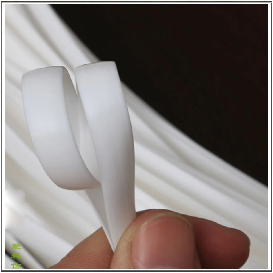 PE Round Flat Rattan Hanging Basket, Plastic Rattan Chair, Tea Table Storage Basket, Repair Material, 8x1.2mm