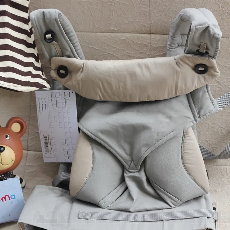 Bayi 360 Katun Organik Bayi Baru Lahir Bungkus Gendongan Bayi Ransel Bayi Adjustable Hoodie Bayi Kanguru Carrier Sling