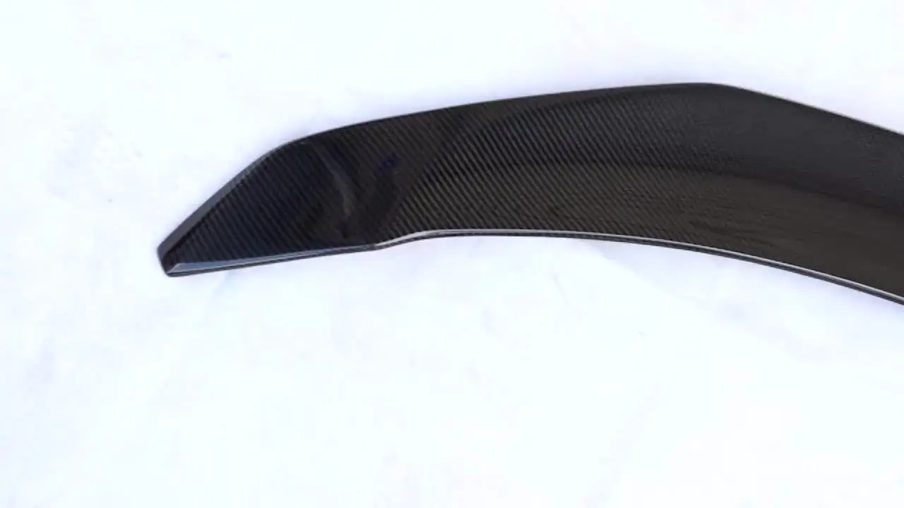 Carbon fiber rear trunk spoiler wing for Tesla model 3 spoiler