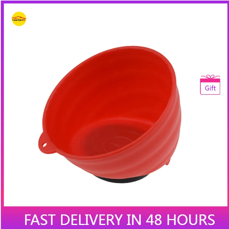 Rubber Magnetic Tool Tray  Bowl For Vehicle Repair Tools