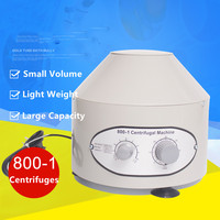 800-1 Electric Laboratory Centrifuge Medical Practice Machine Supplies Prp Lsolate Serum 4000rpm 1760g 6pcs 20ml Centrifuge Tube