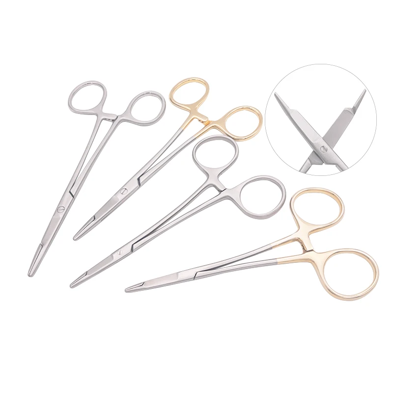 Multifunctional needle holder with scissors, needle holder with scissors, embedding suture 12.5 needle holder with scissors