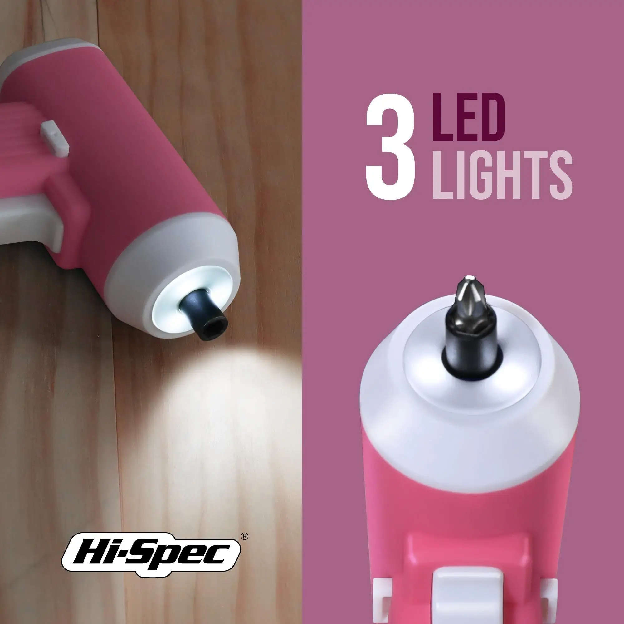Imagem -05 - Oi-especs Lindo Rosa Chave de Fenda Elétrica Kit Requintado Senhora Meninas Broca Conjunto de Ferramentas Eléctricas sem Fio para Casa Crianças Feminino