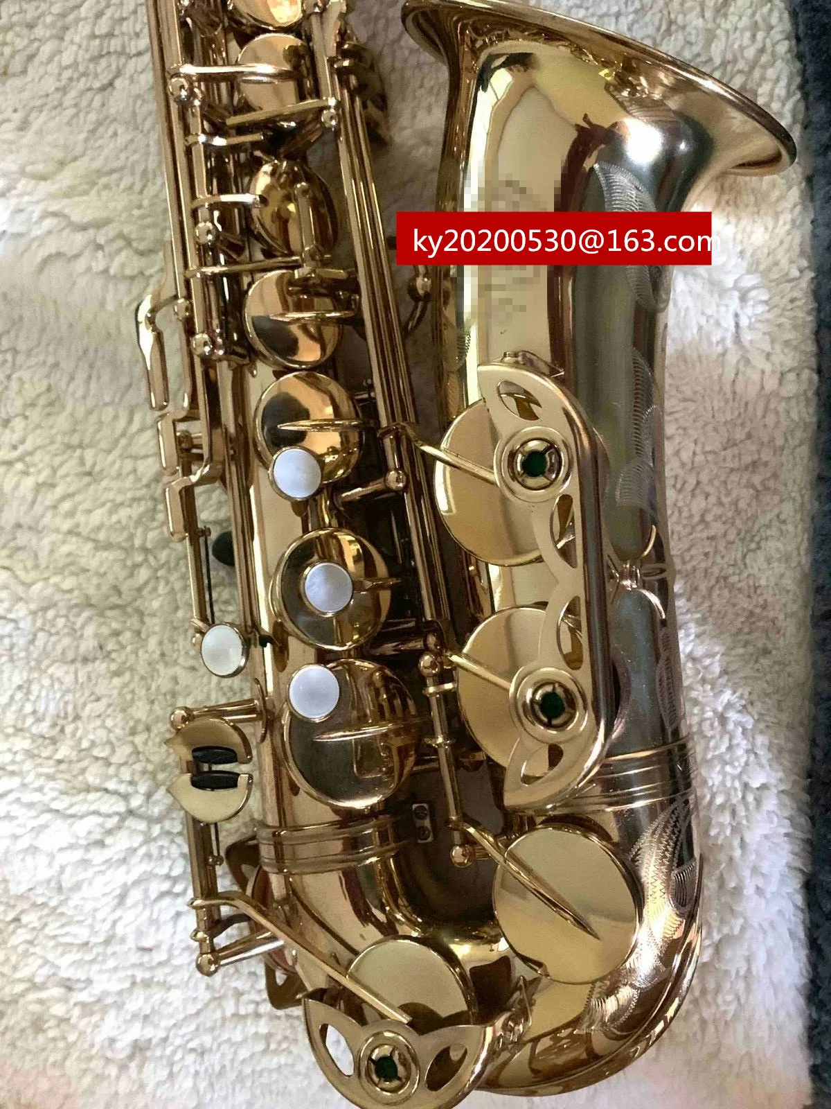 High Quality Mark Sax Alto Model Gold Lacquer E Flat Alto Saxophone Eb with Case Accessories