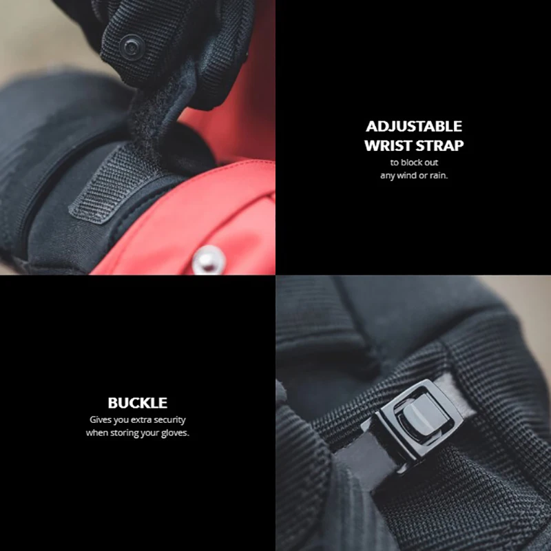 PGYTECH التصوير قفازات دراجة نارية دراجة ساخنة قفاز رياضي مقاوم للماء شاشة تعمل باللمس القفاز تصميم قفاز ل DJI Mini 3 Pro