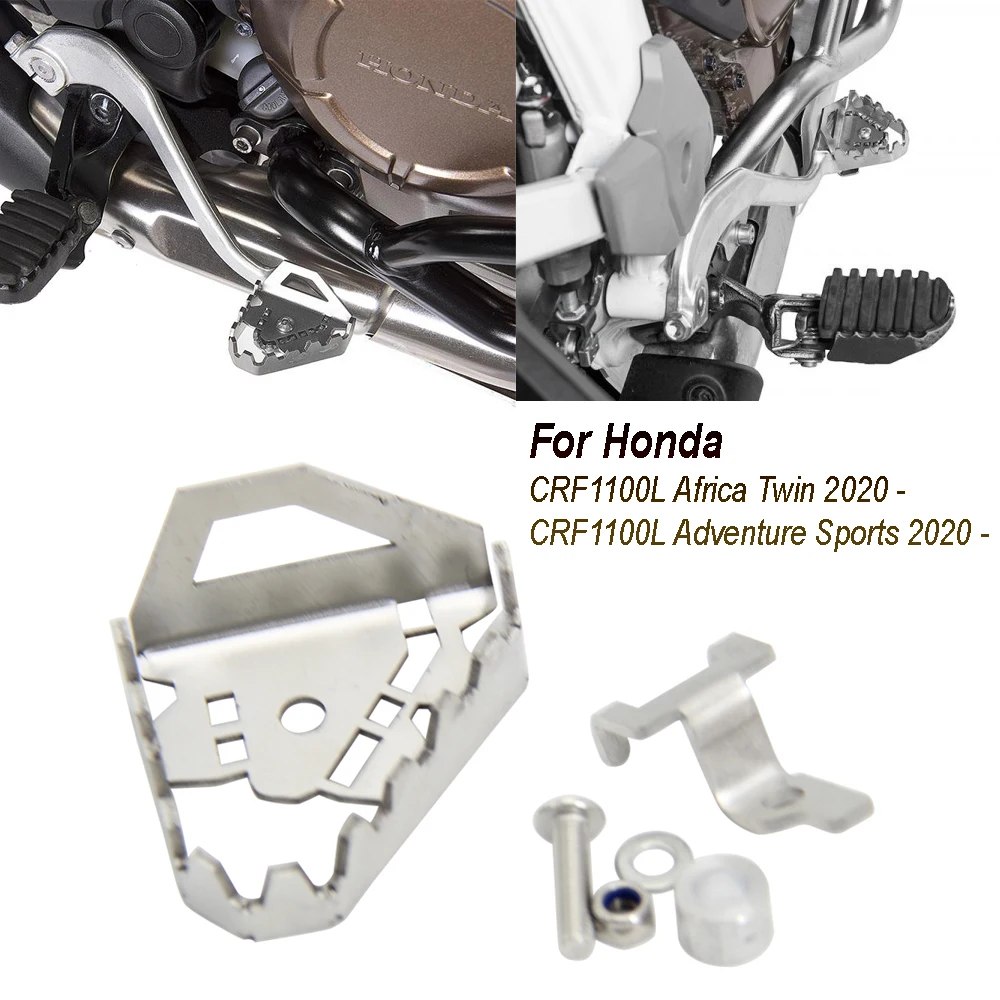 

For Honda CRF1100L Africa Twin CRF1100L Adventure Sports CRF 1100 L Brake Lever Extension Pedal Step Tip Plate Enlarge Extender