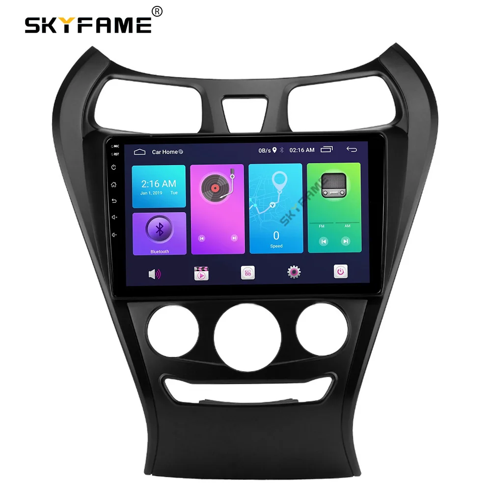 SKYFAME إطار السيارة فآسيا محول أندرويد راديو داش تركيب لوحة عدة هيونداي EON