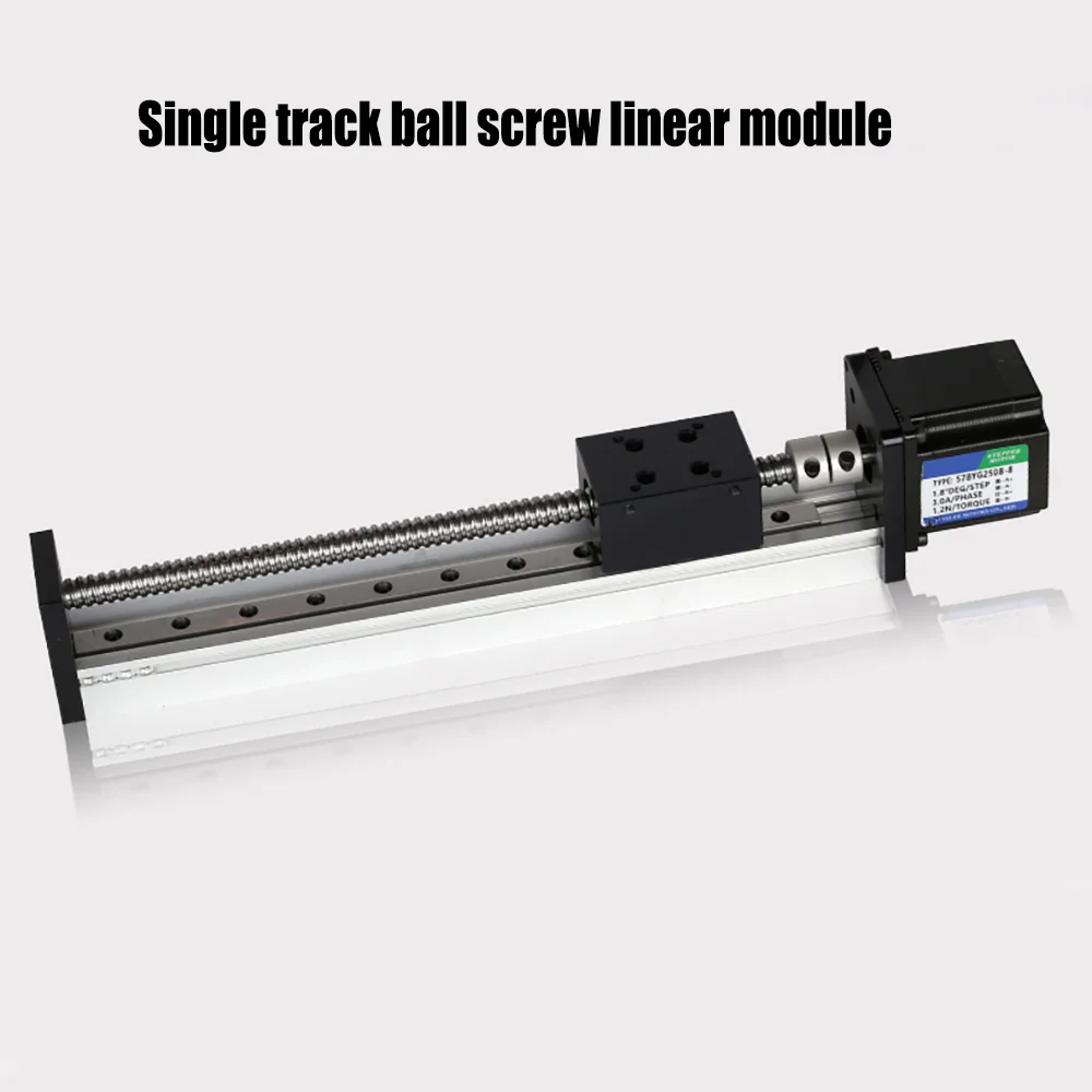 

Custom SGX MGN linear guide SFU1204 ball screw linear motion module to send stepper motor NEMA23 and coupling Stroke 50mm-1000mm