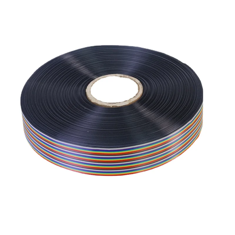 Pure Copper Color Cable 10/16/20/26/40/60 PIN Dupont Line Core Color Line Display Flat Wire Copper Pin 24AWG 28AWG