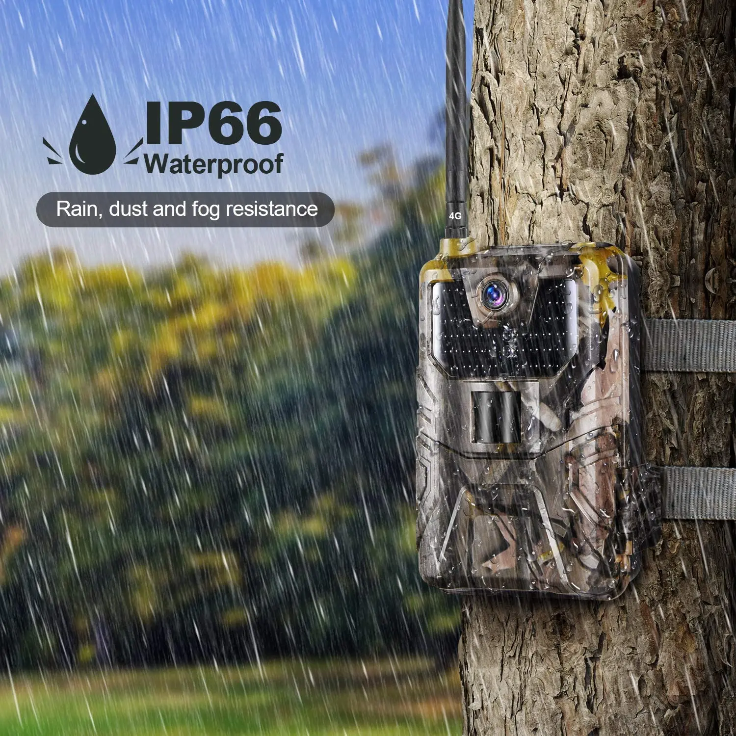 Live-Übertragungs-App Wildkamera Cloud-Service 4G 30MP Kabellose Jagdkameras HC900PRO 0,3S Nachtsicht – Detail 12
