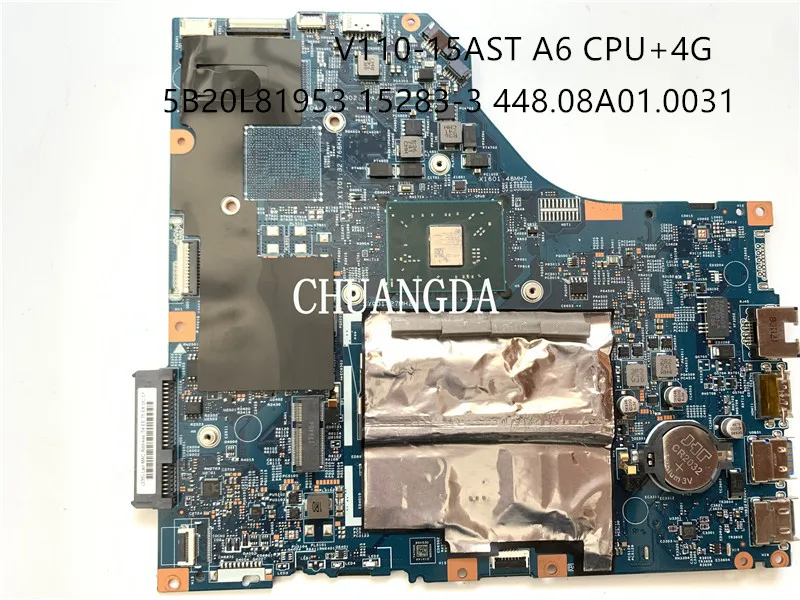 

for lenovo V110-15AST motherboard with A6 CPU+4G RAM in-built 5B20L81953 LV1145 15283-3 448.08A01.0031 tested well