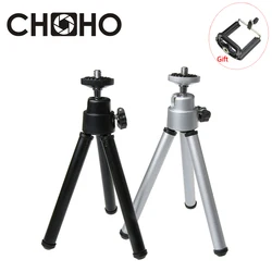 Aluminu Mini Tripod Stand Portable Self Stick Light table Tripode Supportor Live Show Phone Holder For Camera phone Gopro SJCAM