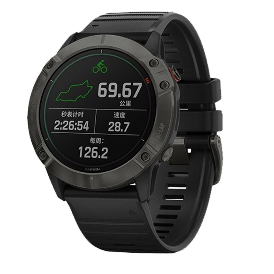 Silikon Uhr Band Für Garmin Fenix 5X/5/6X Pro/6/935/945/MK1/3 HR Armband Ersatz Handgelenk Strap Metall Schnalle 22/26MM band