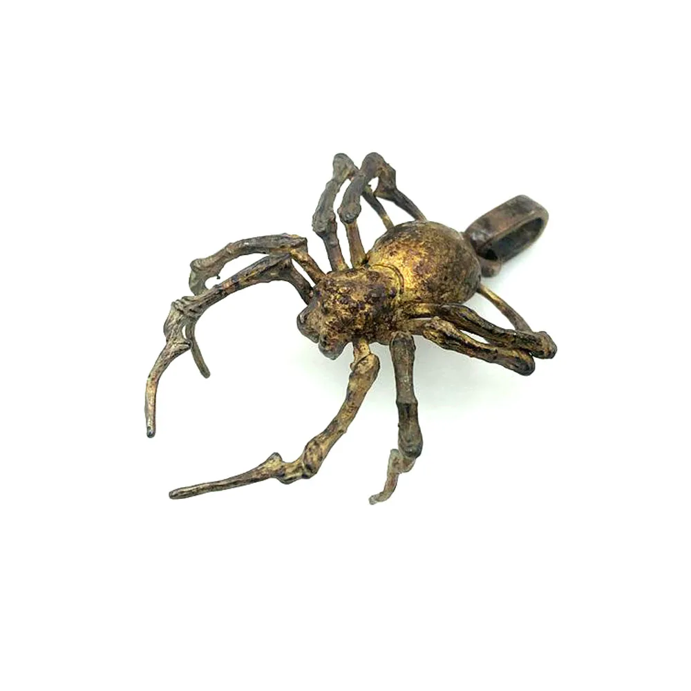 

EDC Brass Key Ring Spider Keychain Outdoor Small Tool Accessories DIY Pendant