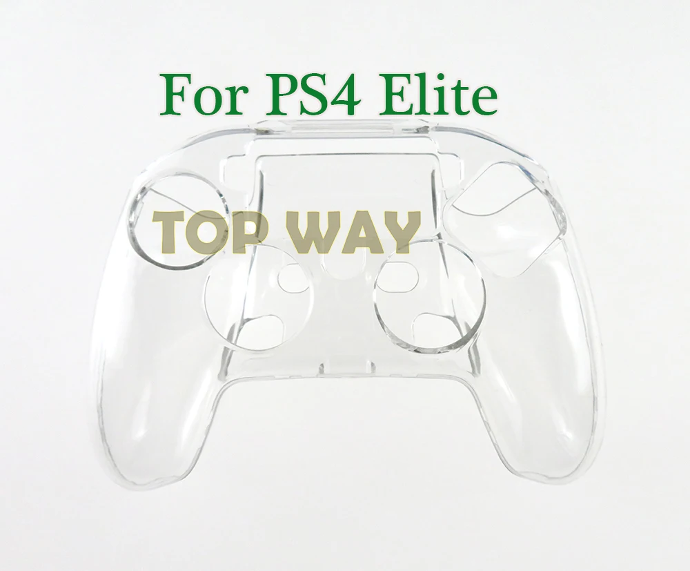 15PCS For PS4 Elite Transparent Clear Dustproof Gamepad Replacement For PS4 Elite Case Anti-Slip Soft Protective Decor