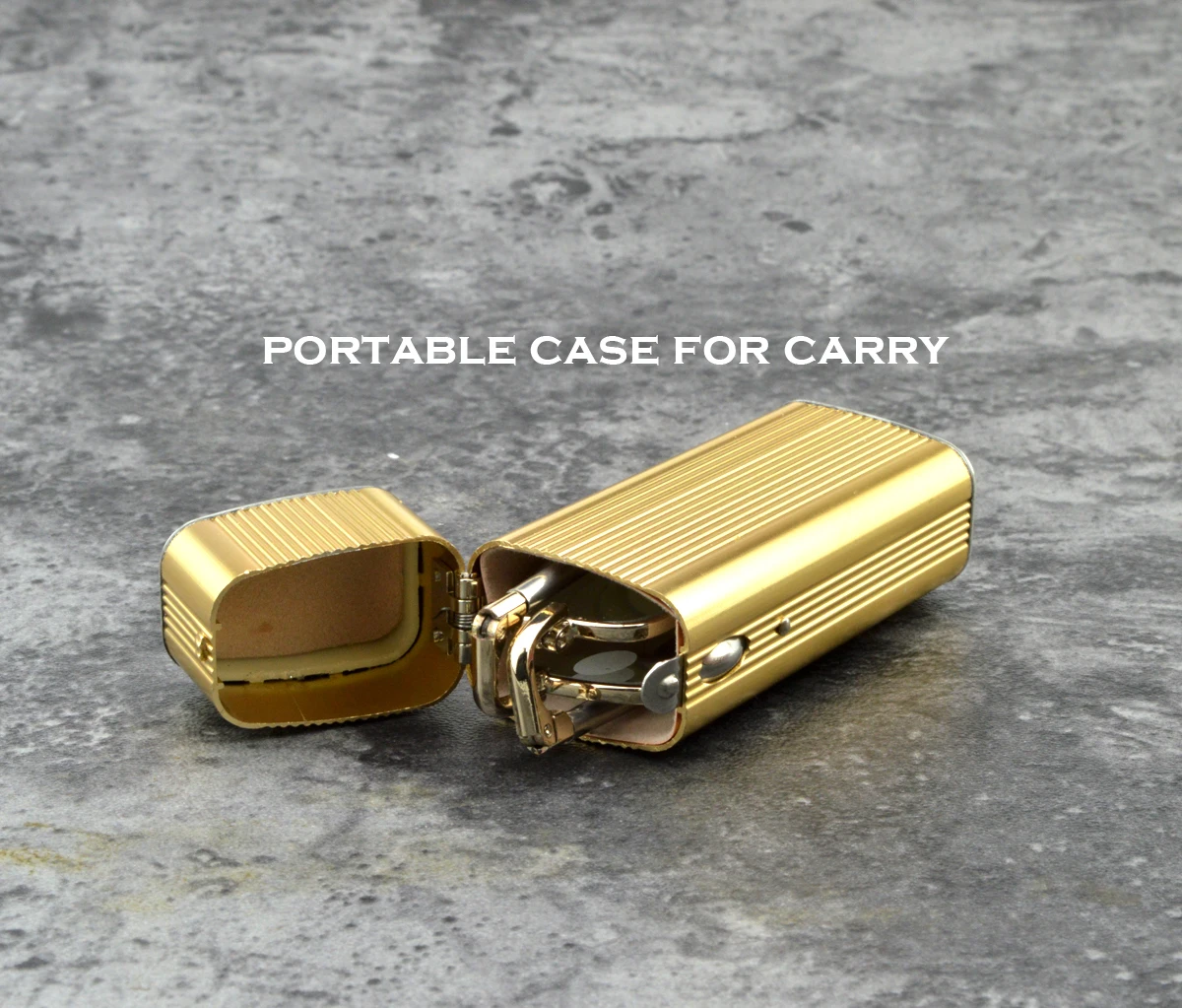 CLARA VIDA Foldable Portable Reading Glasses with Alloy Frame for Men Women Blue Light Blocking with Case +1.0 +1.5 +2.0 +2.5