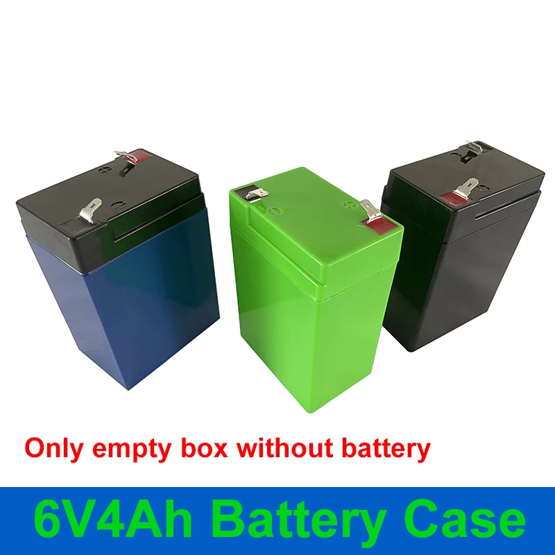 6V 4Ah Battery Case 6V4Ah Empty Box Without Battery 18650 2x3 Holder 2S8A BMS 6V 6.4V 7.2V 6Ah for DIY 2S3P 6PCS 18650 Cells