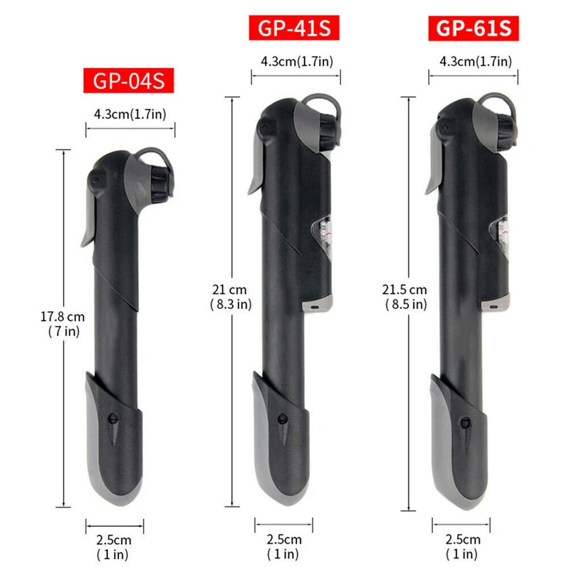 

Portable Bicycle Pump Mini Hand Pump Cycling Air Pump Ball Toy Tire Inflator Schrader Presta Valve MTB Mountain Bike Pump
